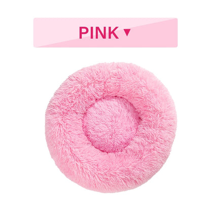 Calming donut pet bed for dogs and cats – product photo 10