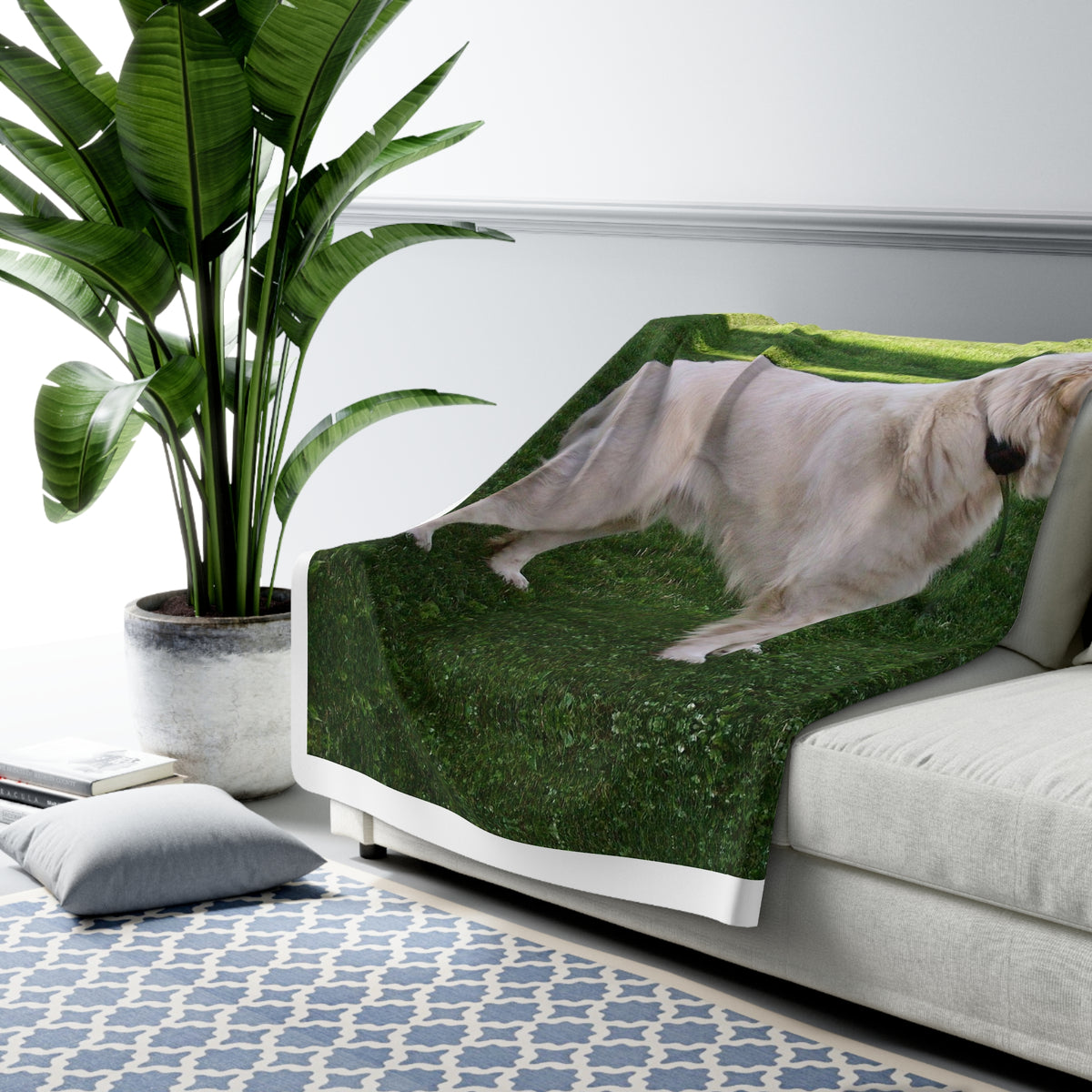Personalized Pet Photo Blanket – Custom Dog & Cat Fleece Throw