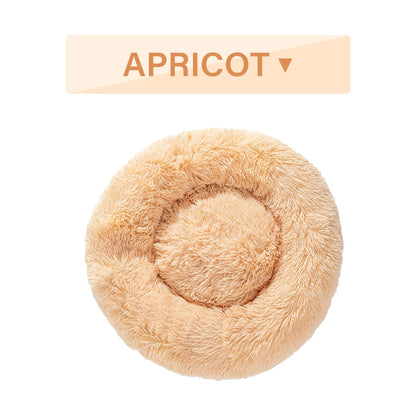 Calming donut pet bed for dogs and cats – product photo 9