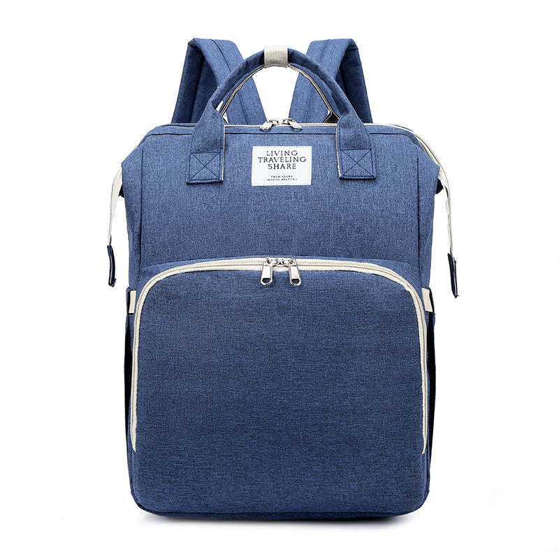 Diaper bag backpack with fold-out changing station – view 7