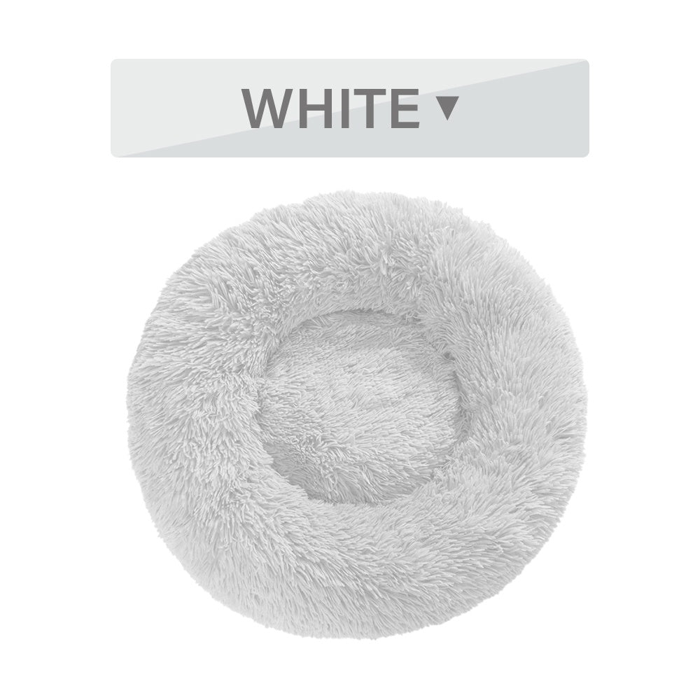Calming donut pet bed for dogs and cats – product photo 8