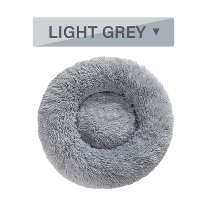 Calming donut pet bed for dogs and cats – product photo 14