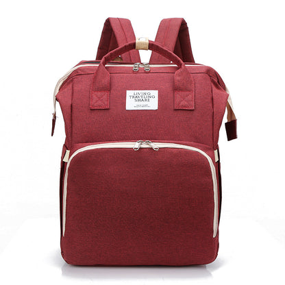 Diaper bag backpack compartments for diapers, wipes and clothes – view 6
