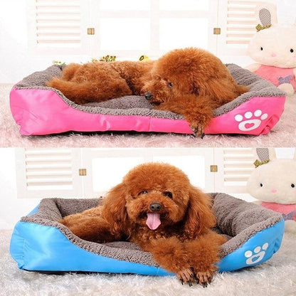 Lit pour animaux en polaire imperméable