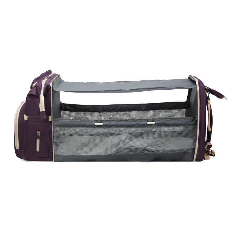Diaper bag backpack with stroller hooks – view 5