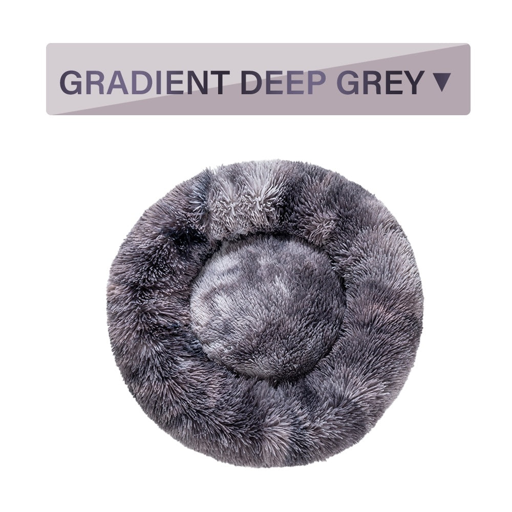 Calming donut pet bed for dogs and cats – product photo 16