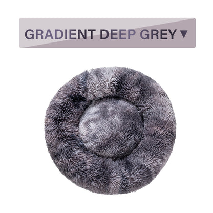 Calming donut pet bed for dogs and cats – product photo 16